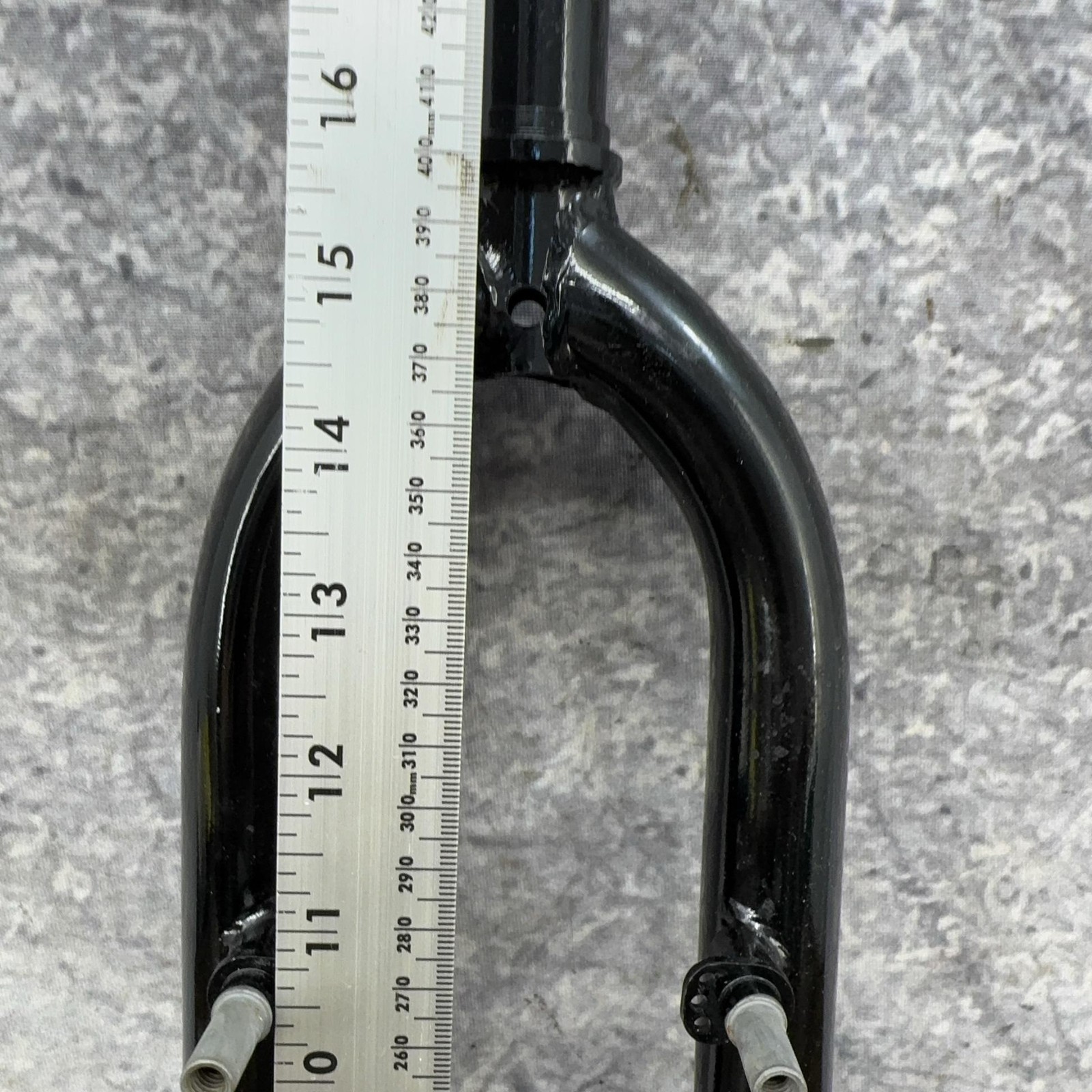 Vintage 26in Rigid Bike Fork 1 In Threaded NOS Canti V Brake QR Black Steel MTB