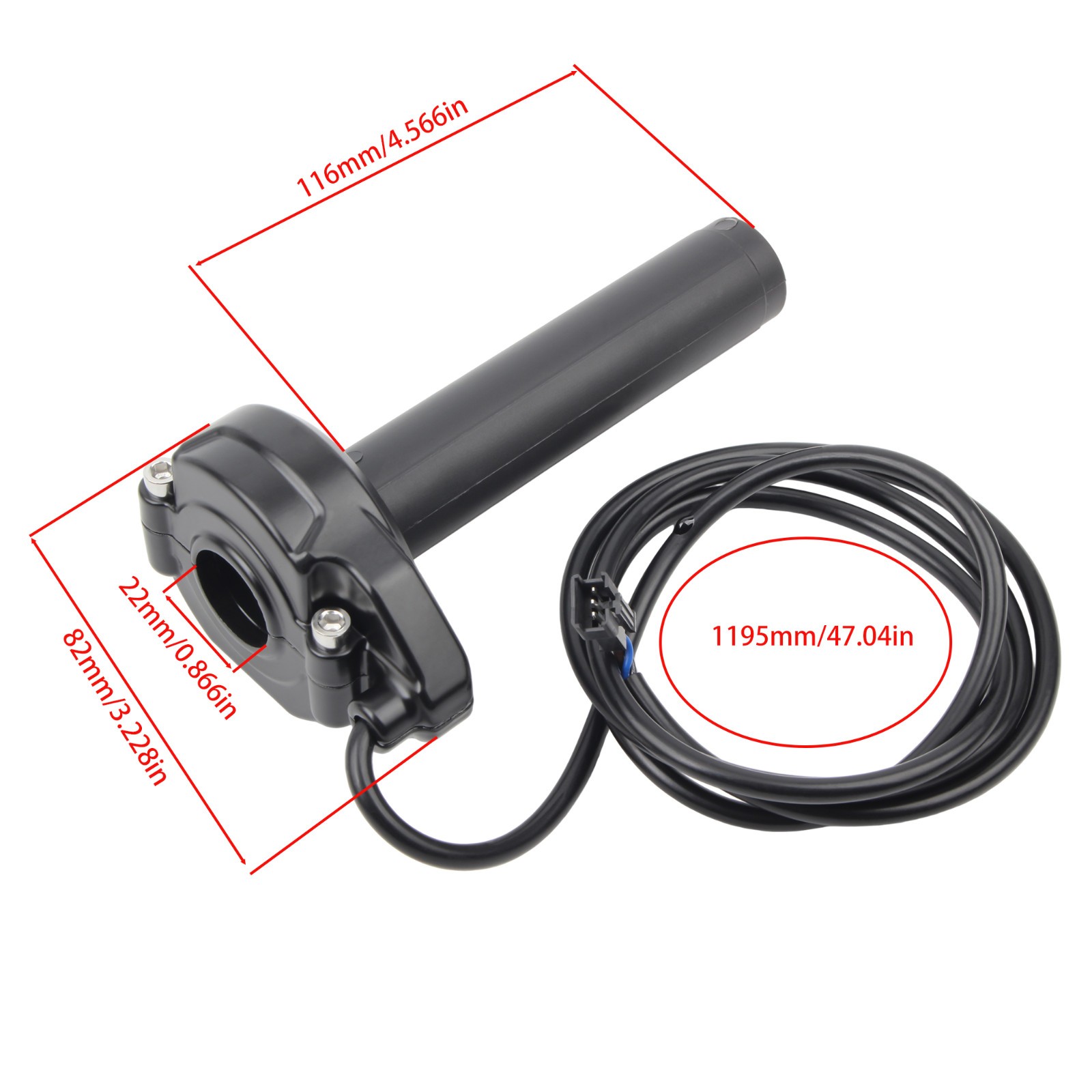 Electric Motorcycle Dirt Bike Handle Throttle Turn Grip Parts For Ridstar Q20