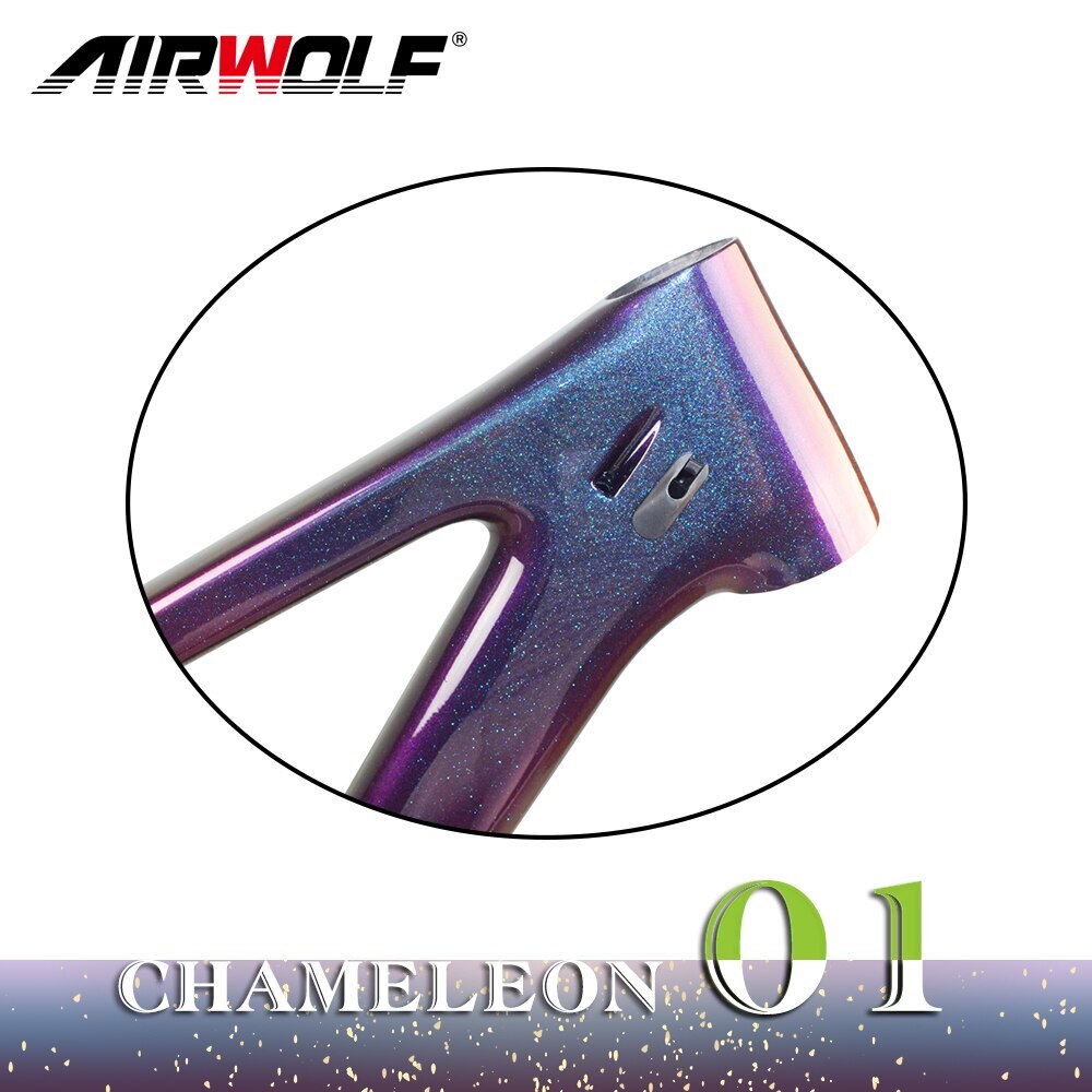 Carbon Fiber Cyclocross Bike Fork External Cable Routing Road Bike Rigid Fork