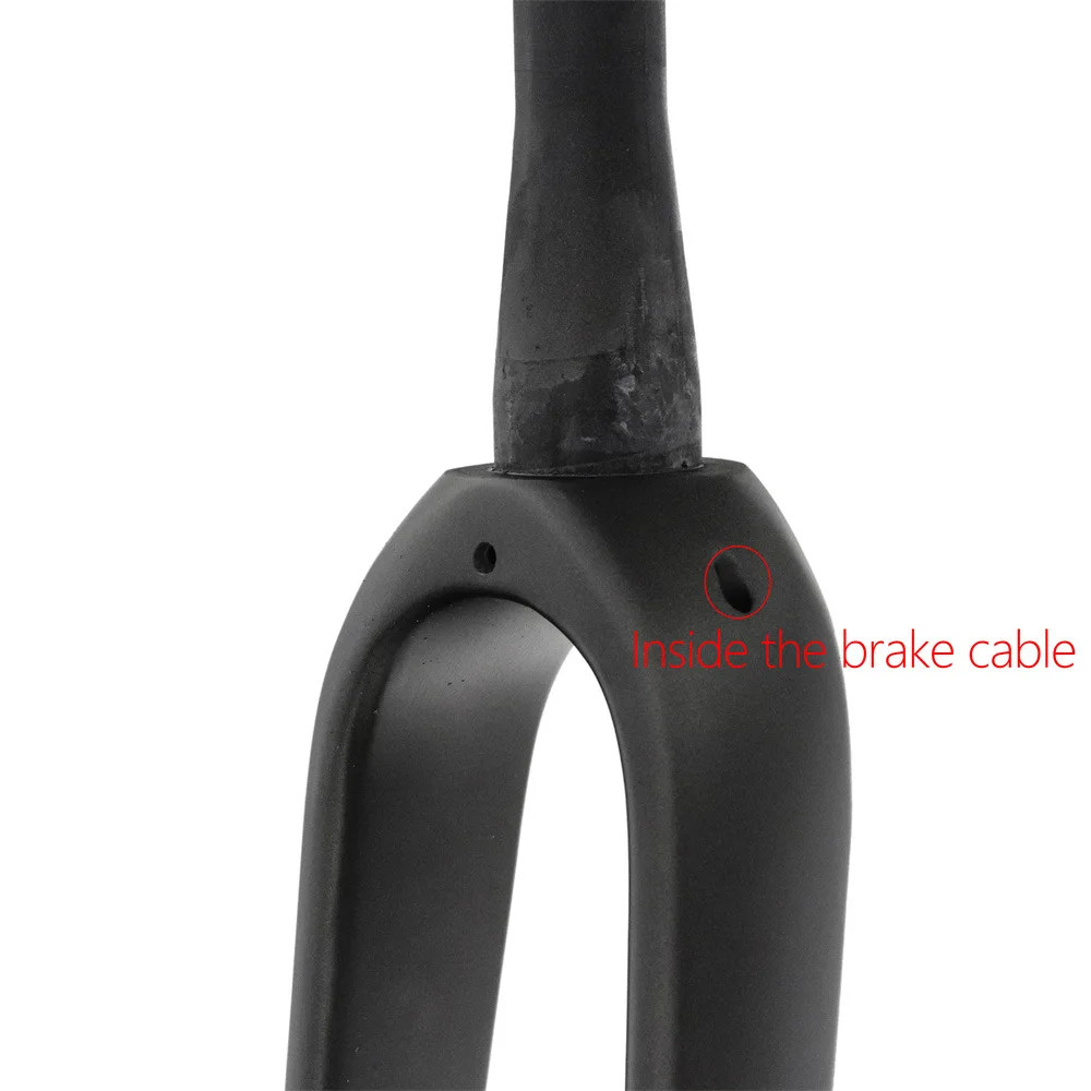 Off-road Carbon Gravel Bicycle Front Fork 700C with Barrel Shaft 100mm Hard Frok