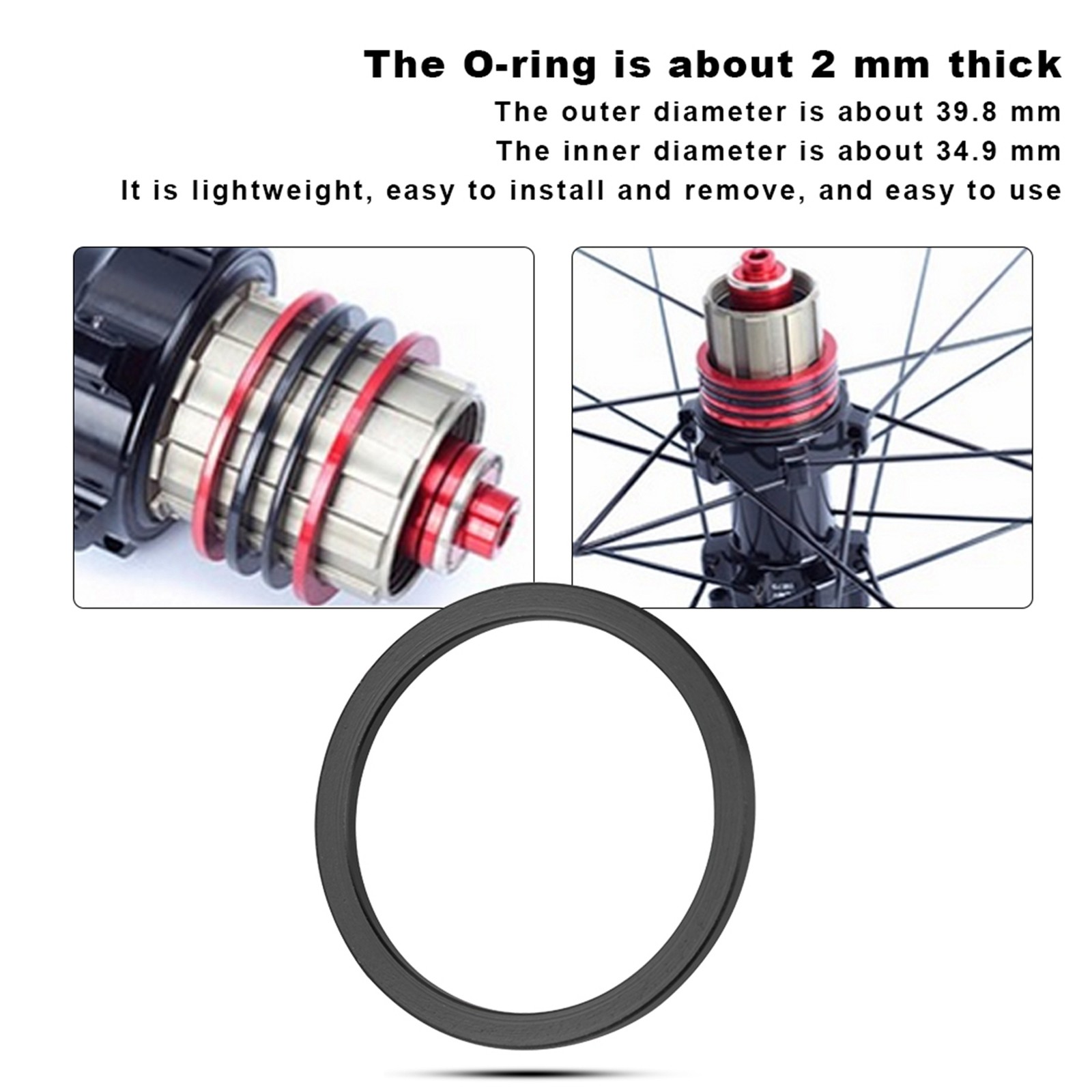 Aluminum Alloy Road Bike Bottom Bracket Gasket Bicycle Flywheel Hub Washer