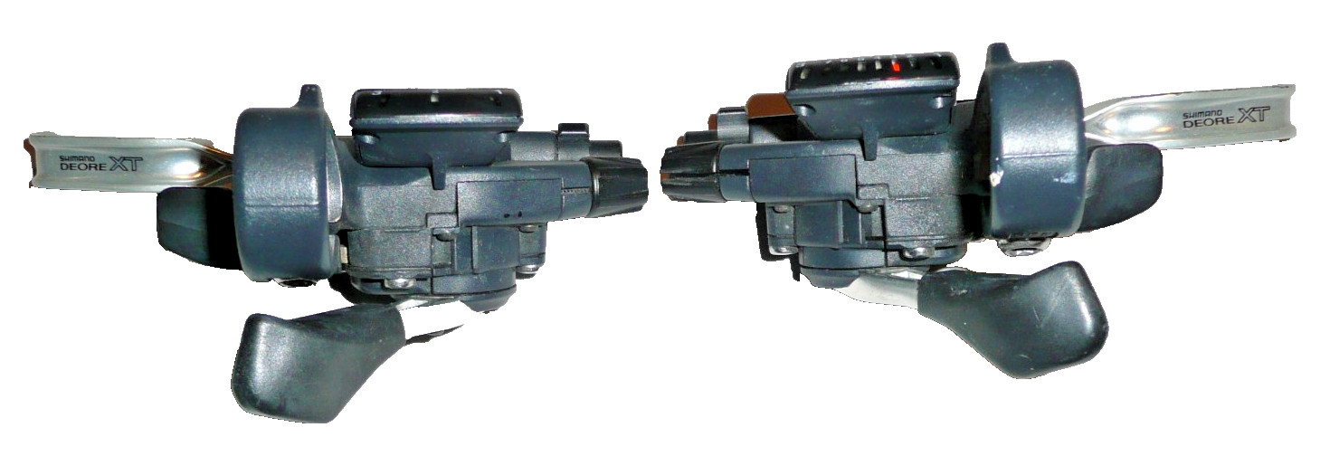 Shimano Deore XT ST-M739 Shifters Brake Levers Combo – 3 x 8 Speed – Nice!