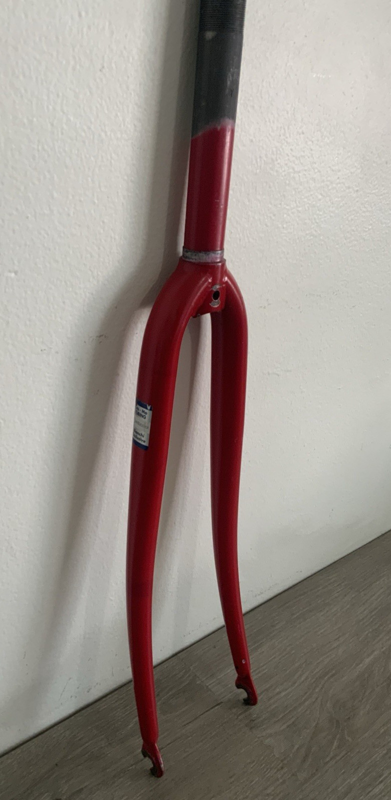 BIANCHI FORK 700C ONE INCH THREADED 185 MM STEERER CHROMOLY 28.2 OUNCES