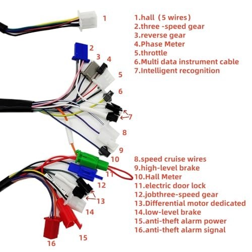 High-Power Brushless Motor Controller 36V-84V 2000W 50A for E-Bike & Scooter
