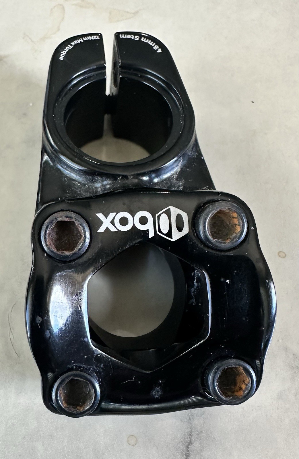 BOX Two Top Load BMX Stem, (22.2) 48mm – Black