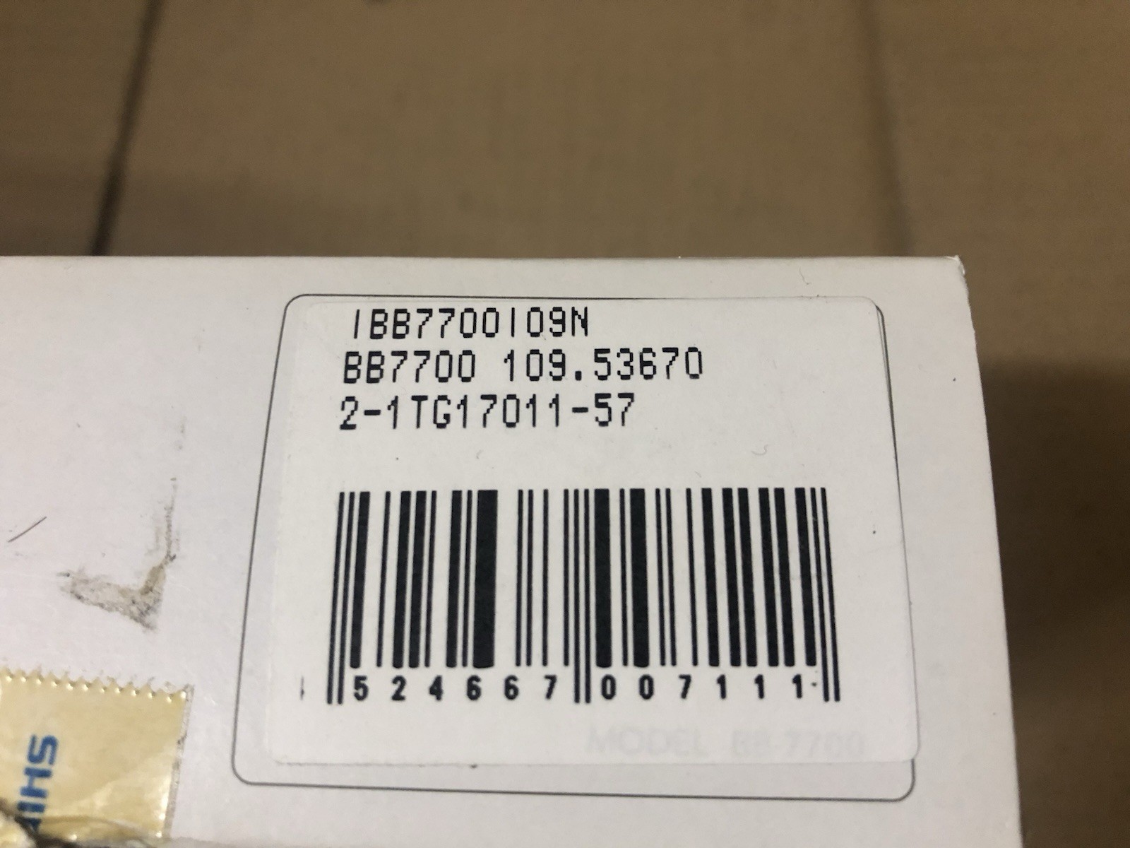 Shimano Dura Ace BB-7700 ITA 70-109.5mm Bottom Bracket NEW * Bottom Bracket * NEW