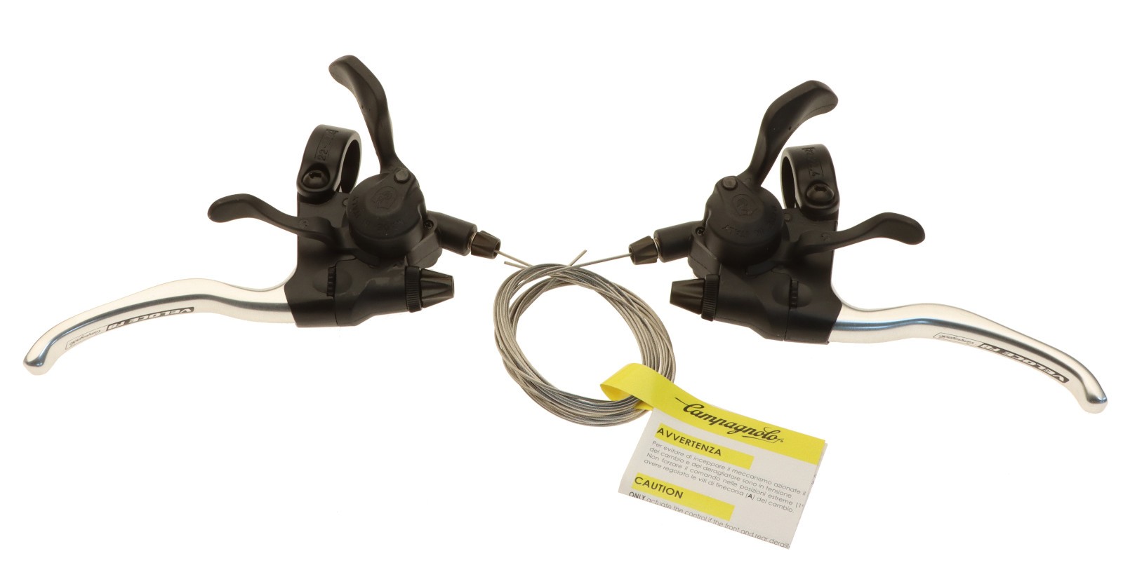 Campagnolo Veloce 2/3 x 10 Speed Ergopower Flat Bar Control Levers NEW NOS