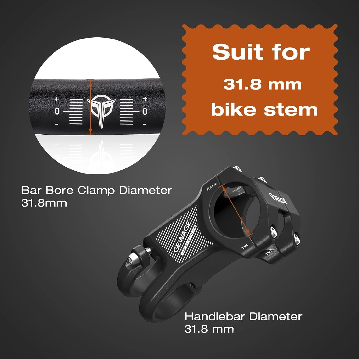 Ergonomic 31.8mm Aluminium Handlebar for Mountain Bikes – 780mm Width Options