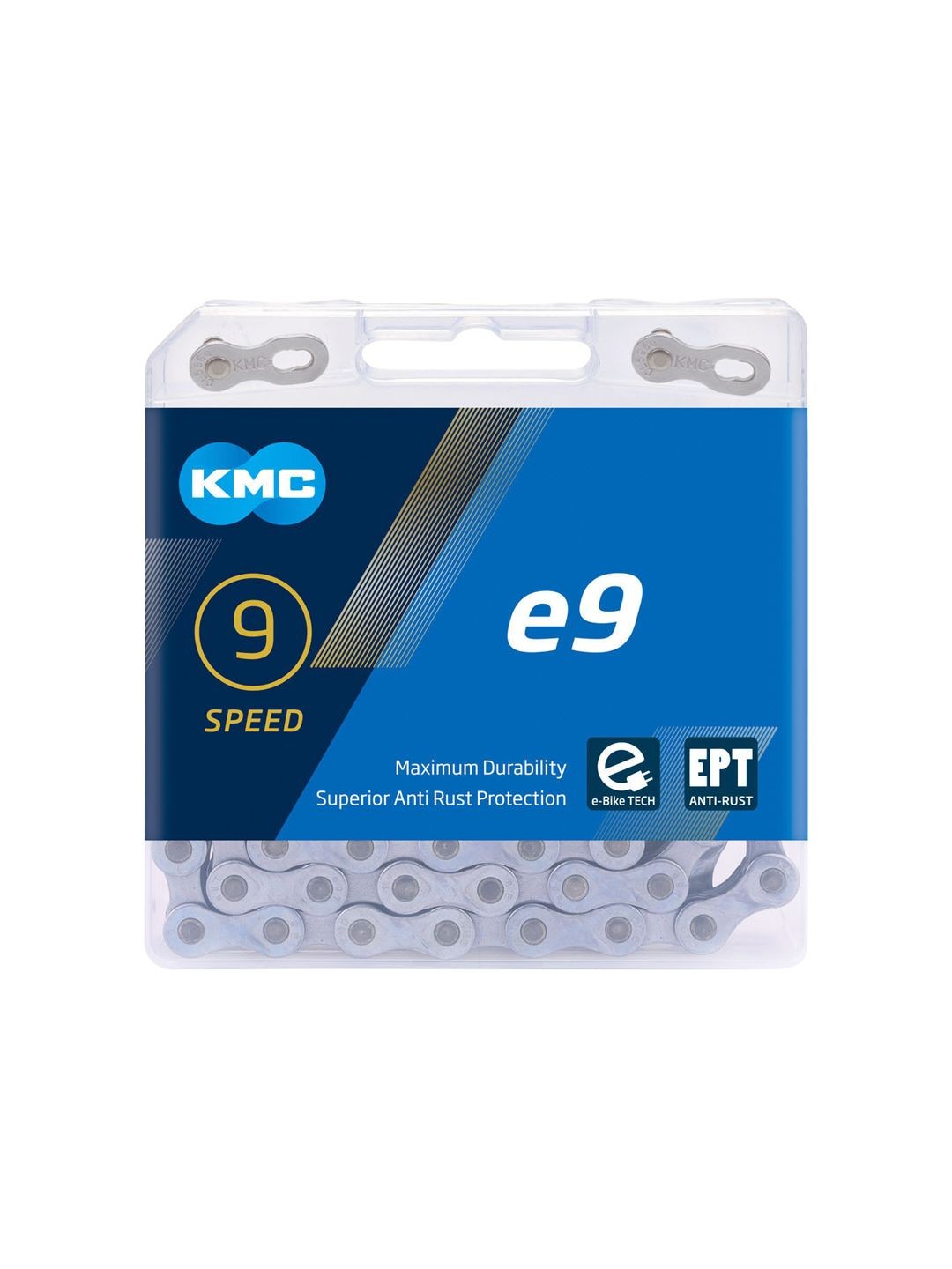 KMC e9 Sport EPT 9-Speed E-Bike Chain One size Grey