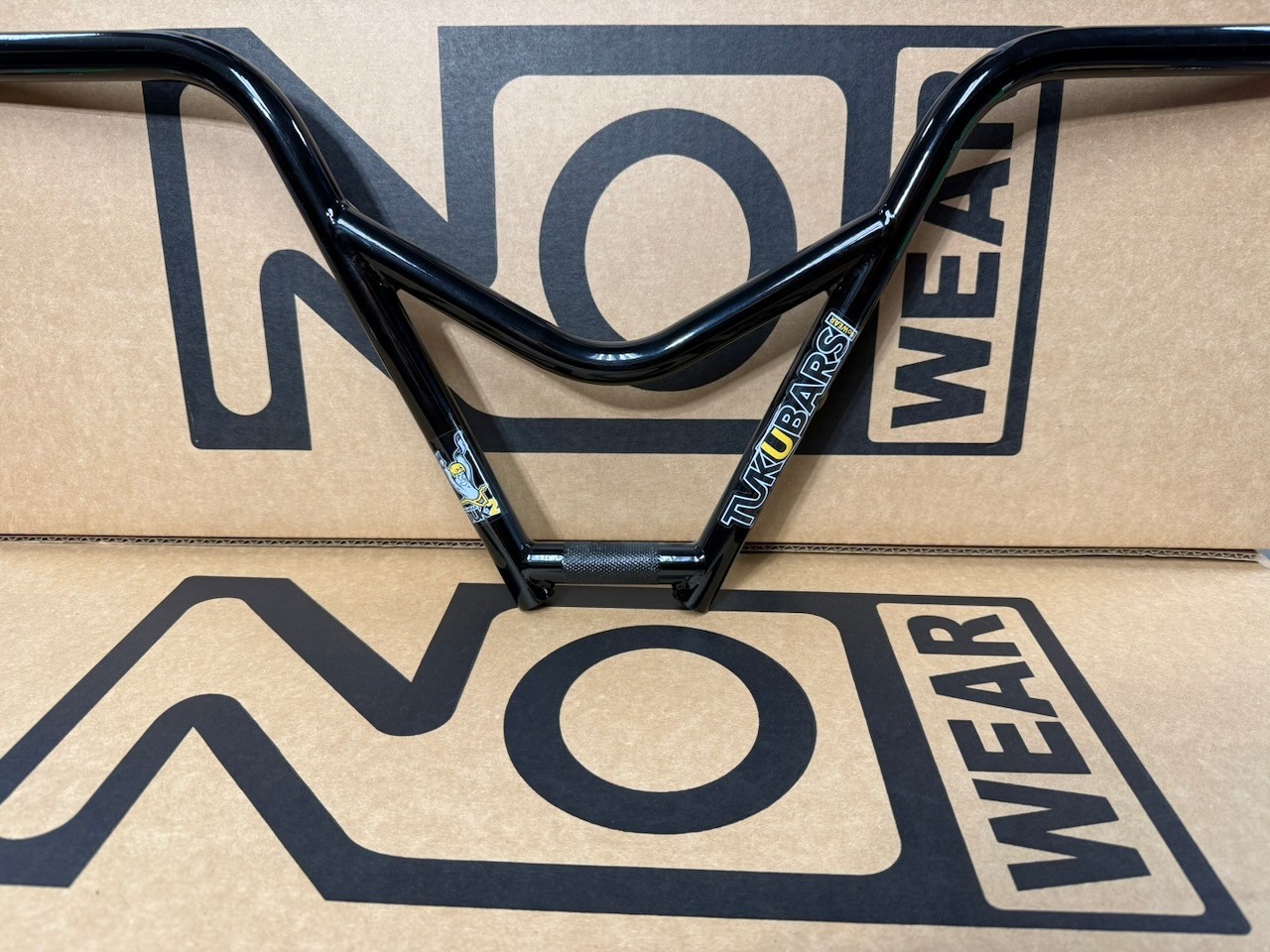 NEW Nowear BMX Tuk2 Tukubars 10″ Made in USA 4 PC handlebars bars Black