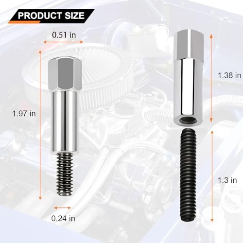 8 pcs Valve Cover Bolts Kit Compatible with Chevy 350 283 305 327 383 SBC