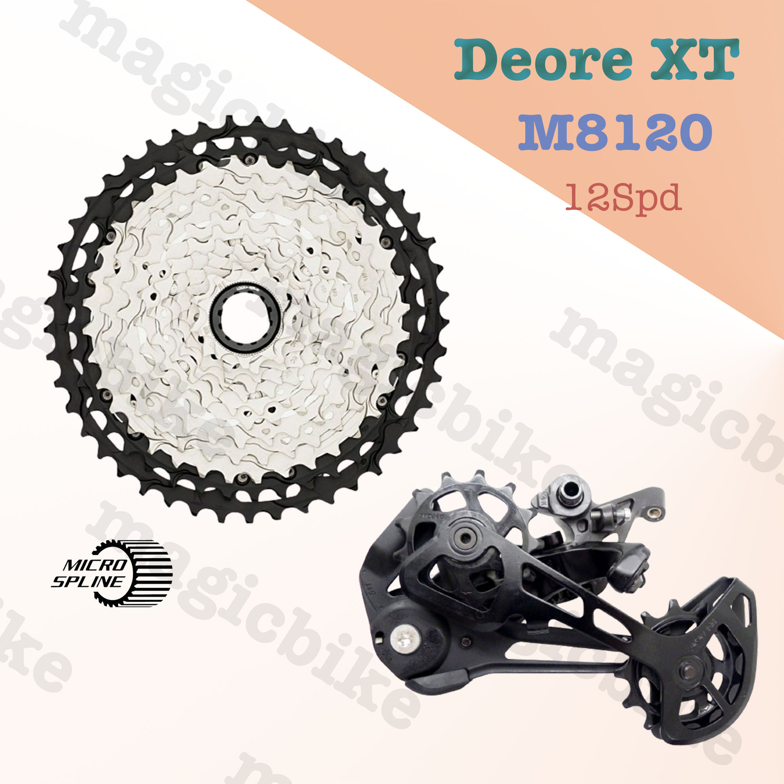 Shimano XT M8120 1×12 Speed 7pcs Groupset w/10-51T Cassette MICRO SPLINE New