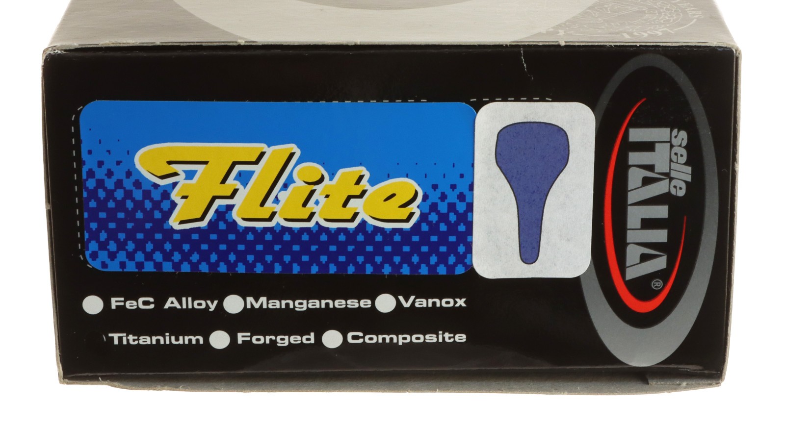 Selle Italia Flite Saddle Titanium Rail Calendar Blue Leather 2002 NIB NOS NEW