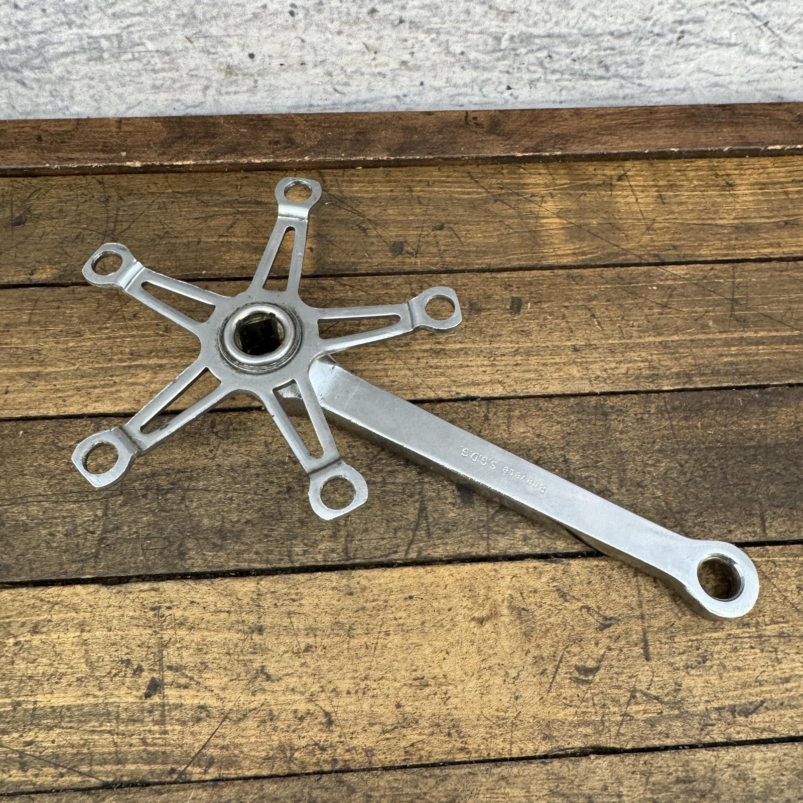 Vintage Nervar-Sport Crank Arm RIGHT Steel 170mm 130 BCD Square Taper France