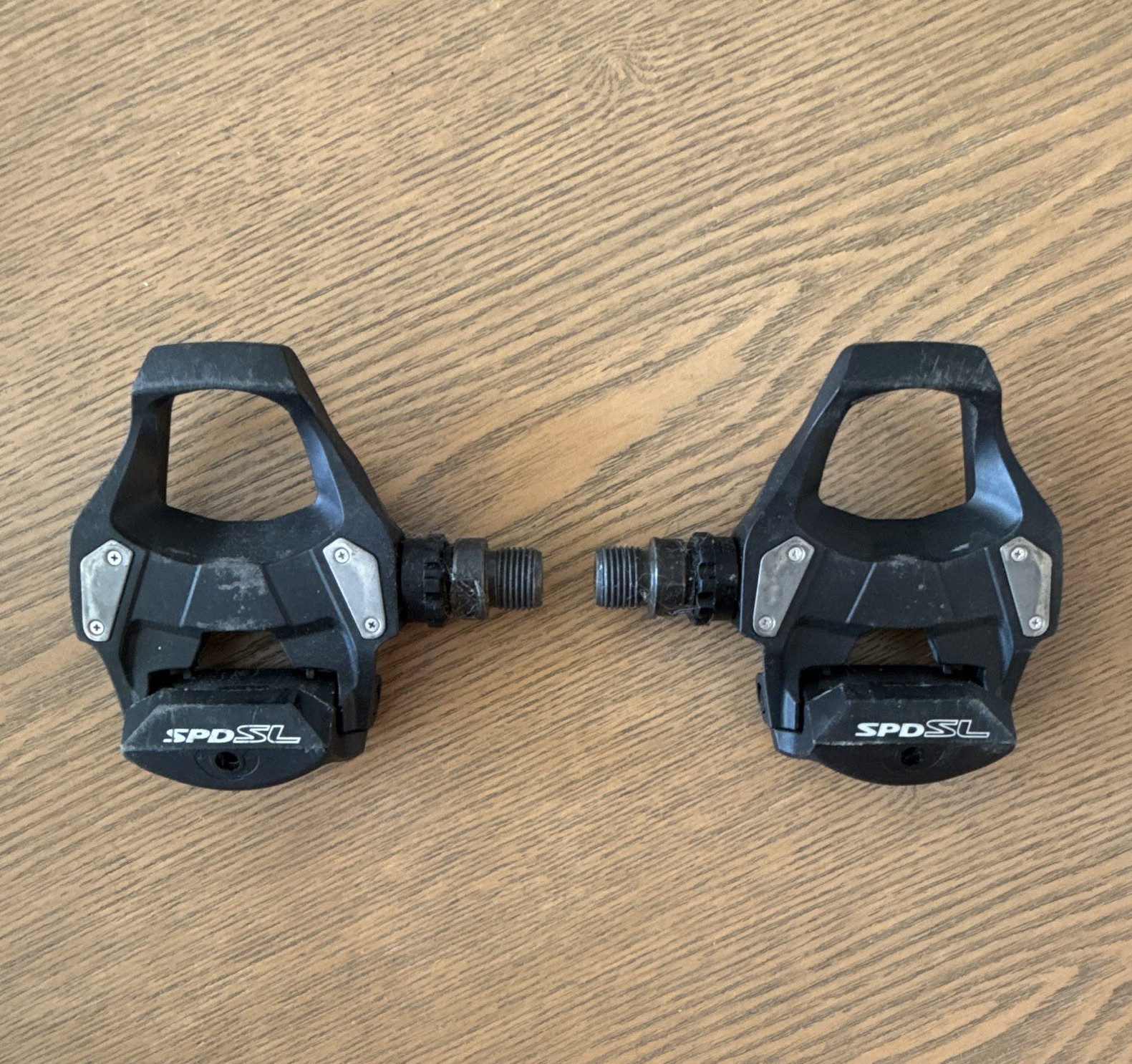 Shimano SPD-SL Road Bike Clipless Pedals Pair, Black Metal/Plastic