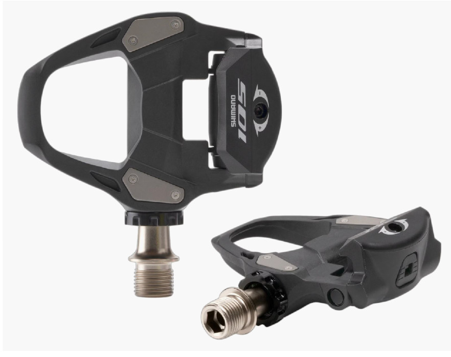 Shimano 105 PD-R7000 Carbon SPD-SL Bike Pedals | 265 grams | BLACK | $175