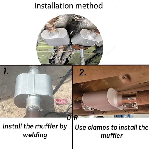 Universal Mufflers, Performance Automotive Exhaust Muffler, Single 2.75″