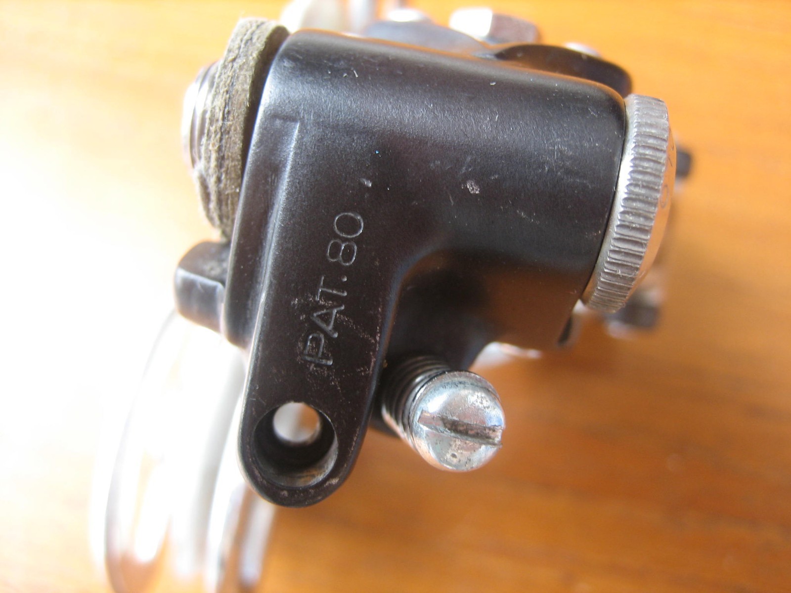 NOS Last Generation 1980 Campagnolo Super Record Clamp On Front /Rear Derailleur