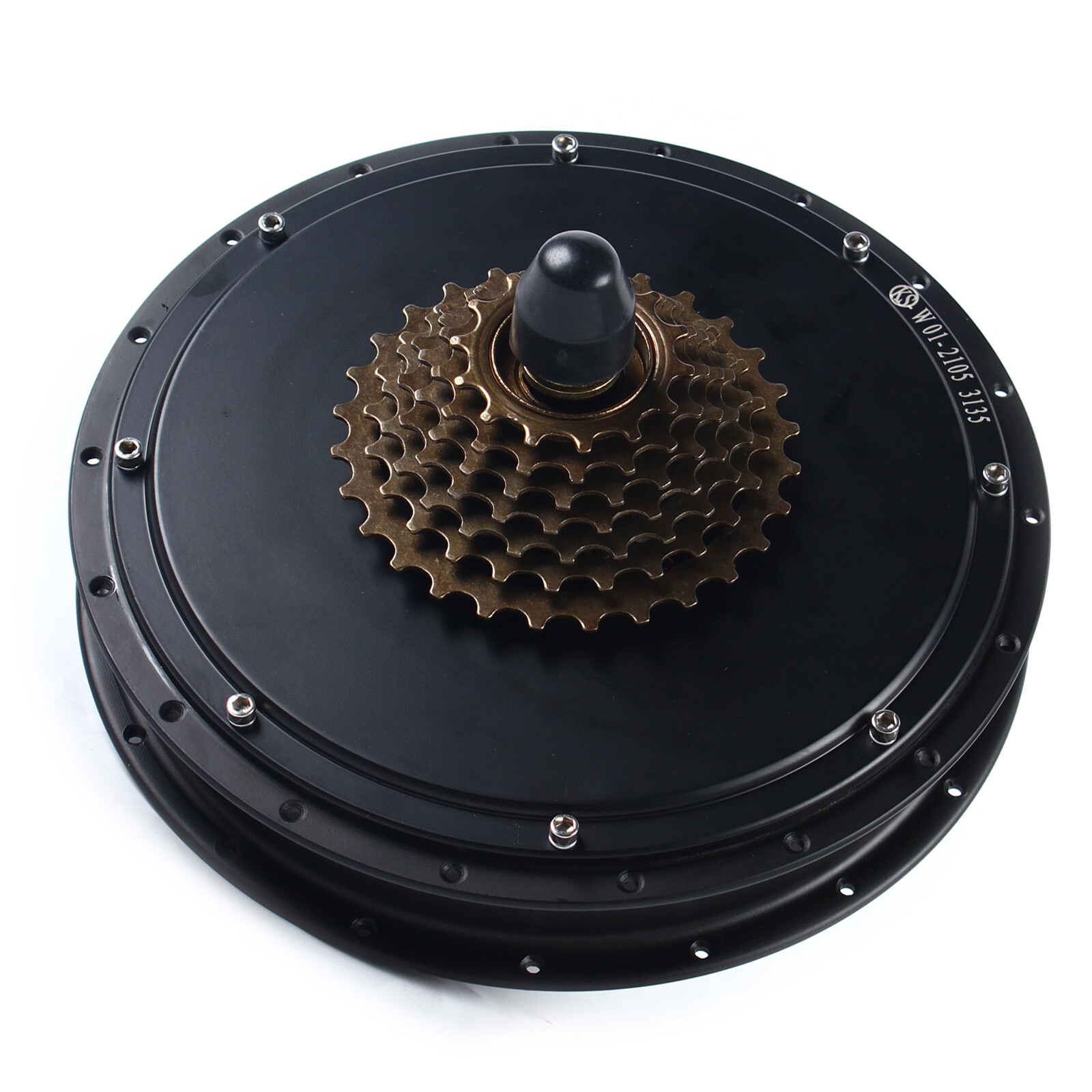 48V 1500W Threaded Rear Wheel Brushless Gearless Hub Motor for E-bike