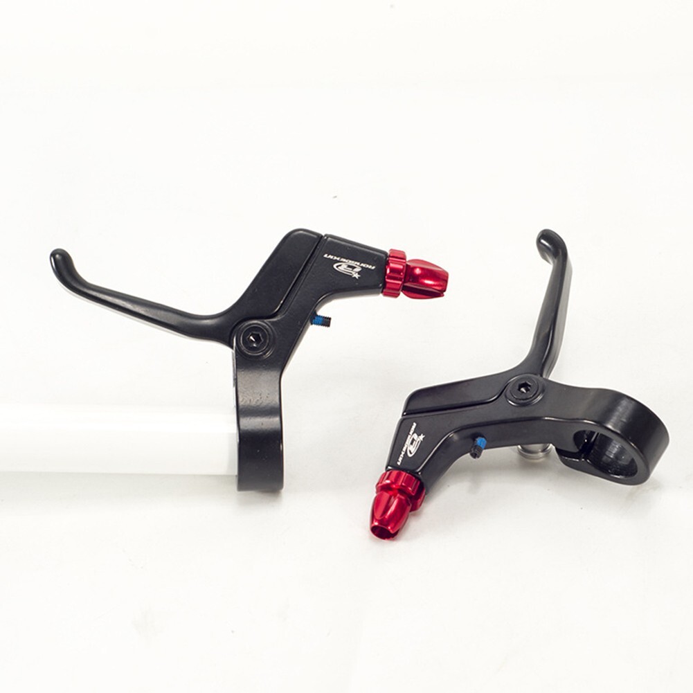 1 Pair Brake Lever 2 Finger Lever Bike Lightweight Linear Pull Brakes MTB
