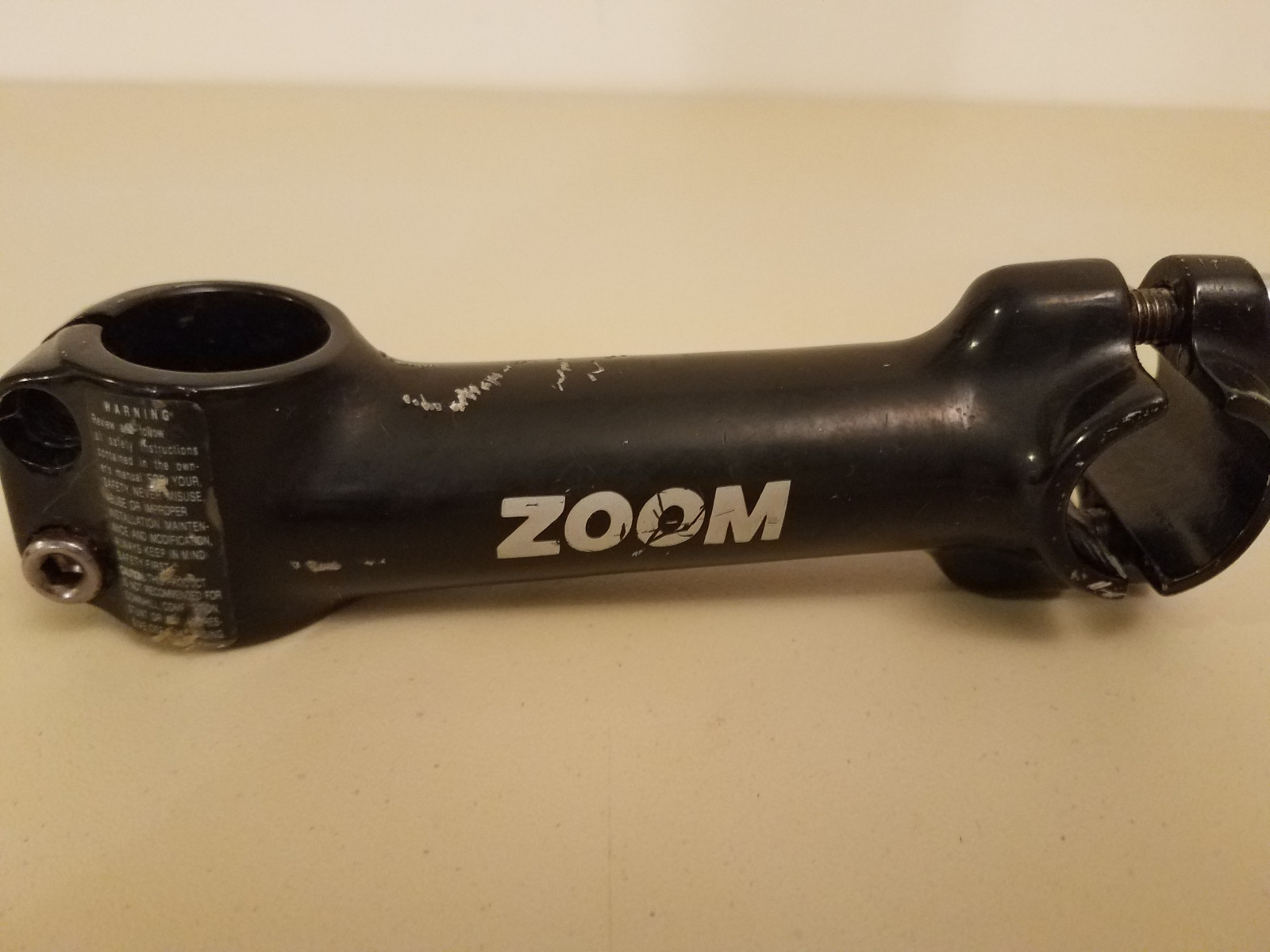 Zoom Threadless Mountain Bike Stem…125mm….1 1/8″….26.0mm…Bicycle..Hybrid