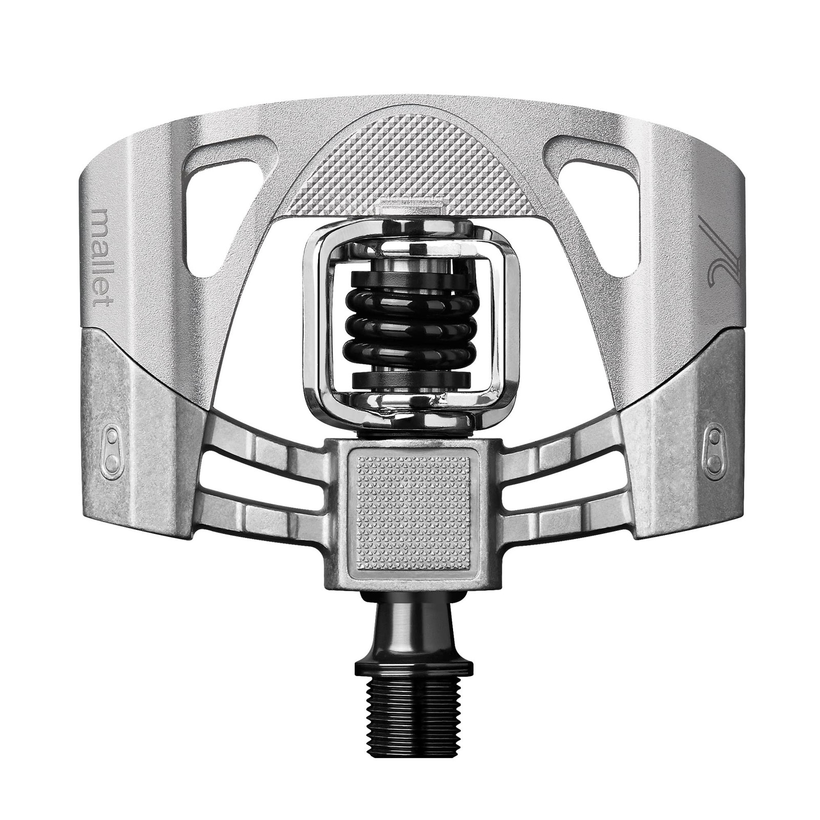 CRANKBROTHERS Mallet-2 Pedals One Size Raw/Silver