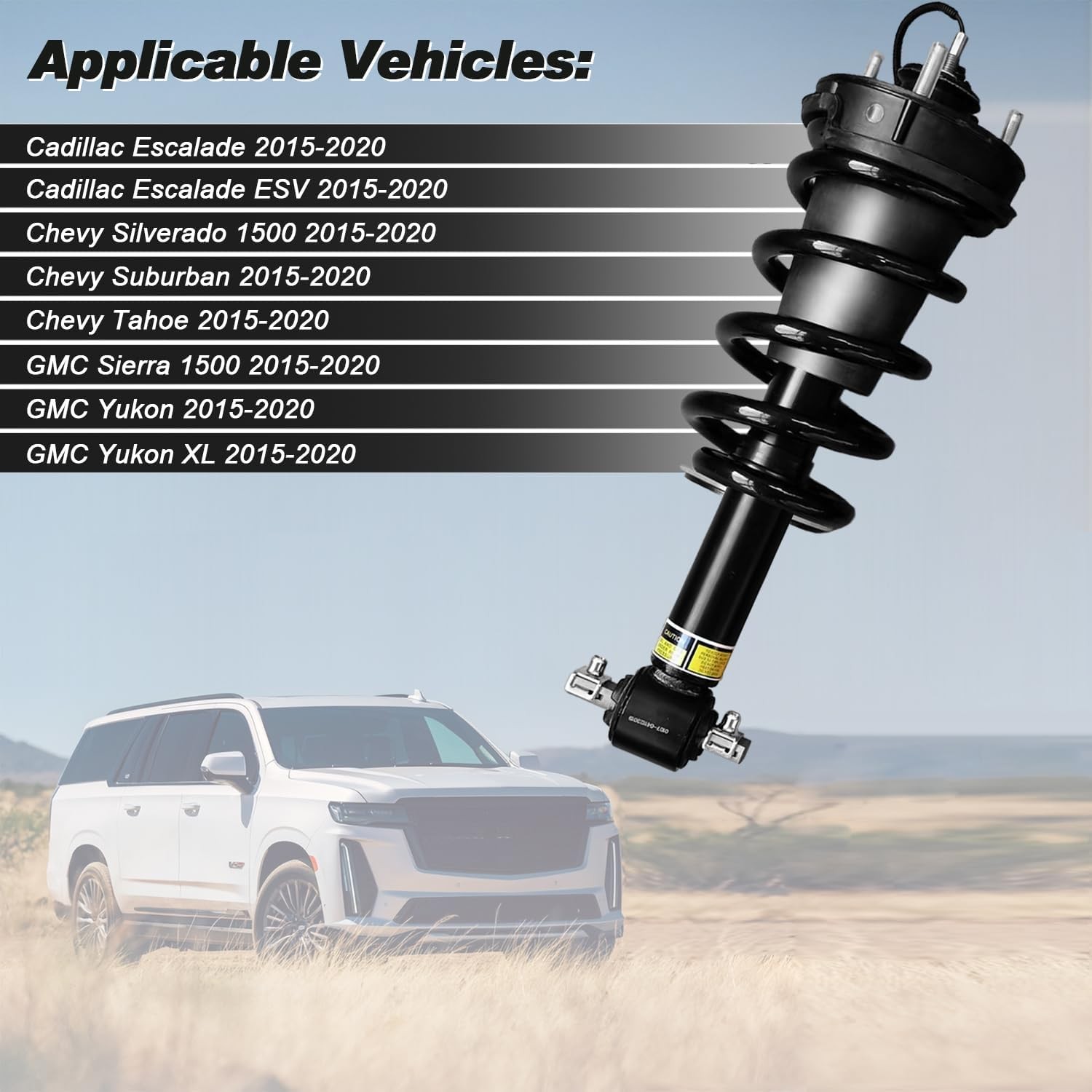 OEM Pair Front Shock Struts Assys Fit 2015-20 Escalade Yukon MagneRide 84176631
