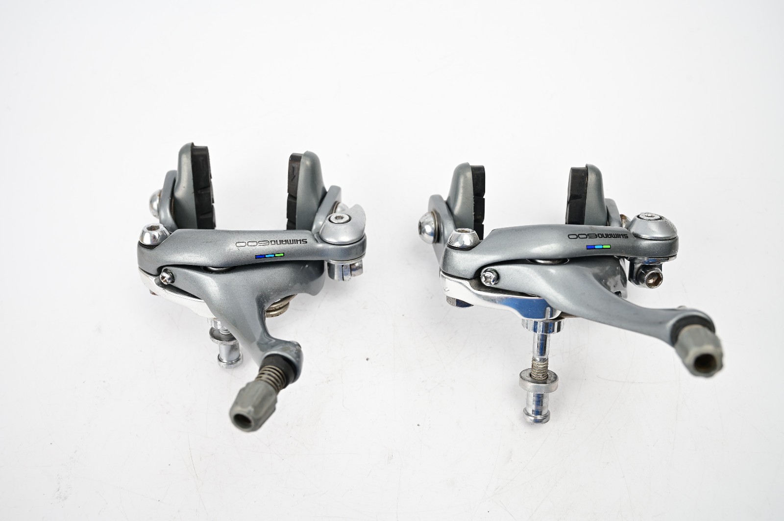 Vintage Shimano 600 Ultegra BR-6403 Brake Caliper Set Tri Color Road Bike F/R