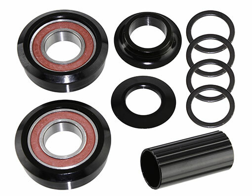 NEW!! ORIGINAL ALLOY BOTTOM BRACKET SET AMERICAN 22A 19MM KIT BLACK.