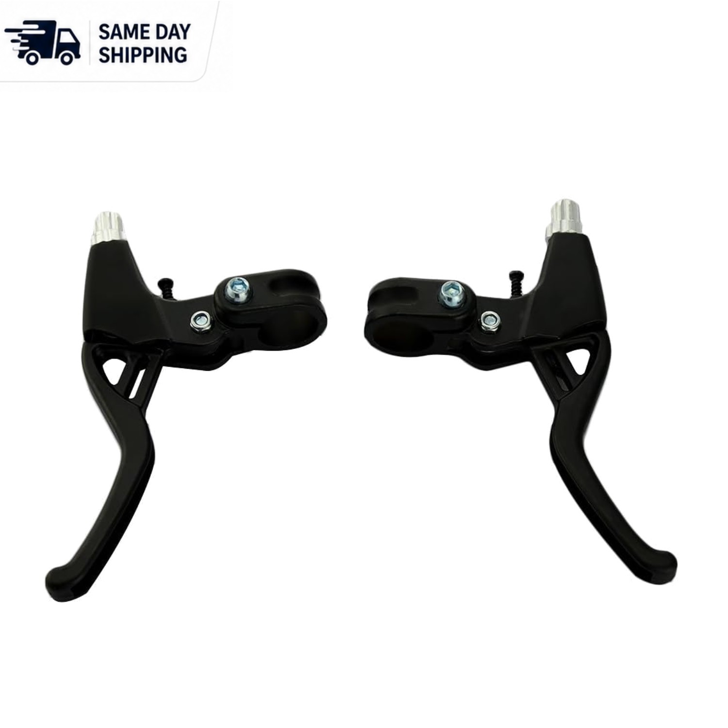 Lightweight Black Aluminum Bike Brake Levers – Universal Fit for Versatile Use