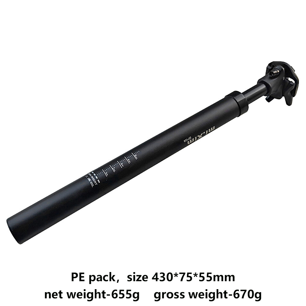 mi.Xim shock-absorbing seat tube double nail seat post 27.2/30.9/31.6/33.9*400mm