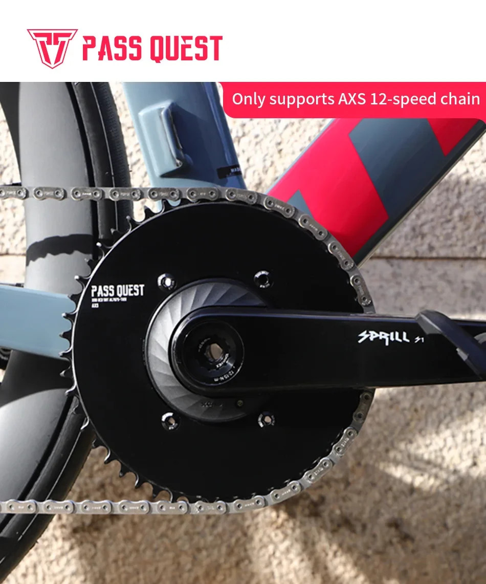 1X110 BCD Road Bike Single Chainring 4-bolt for AERO Axs Chain for SHIMANO 4700