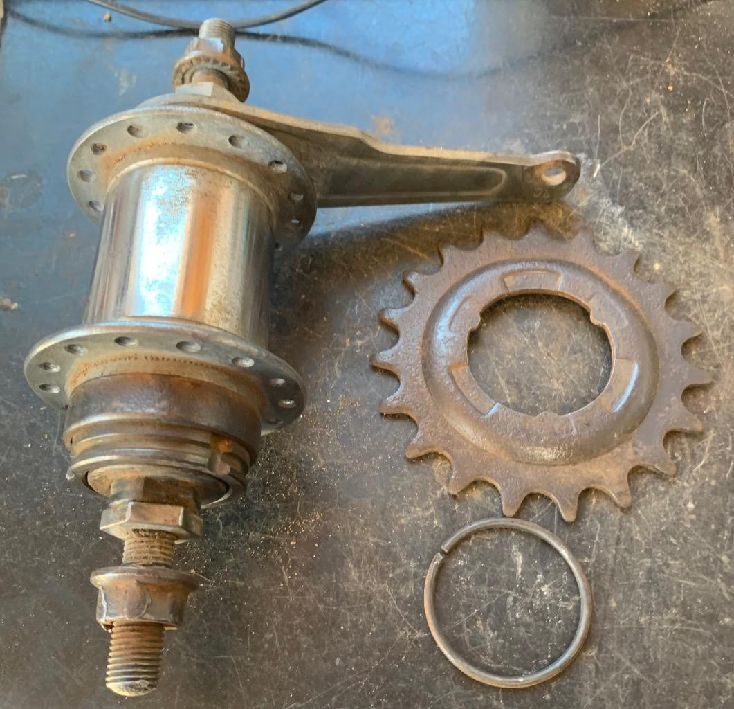 Vintage Old School BMX Bike Shimano CB-E110 28 Hole Coaster Brake Rear Hub 19th