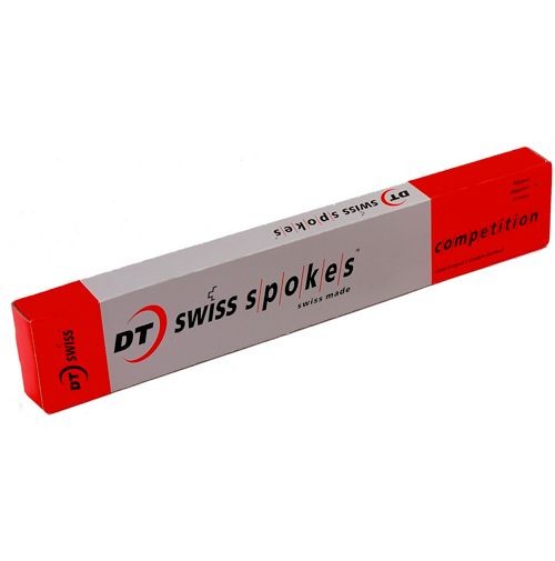 DT Swiss Competition Spoke: 2.0/1.8/2.0mm, 292mm, J-bend, Silver, Box of 100