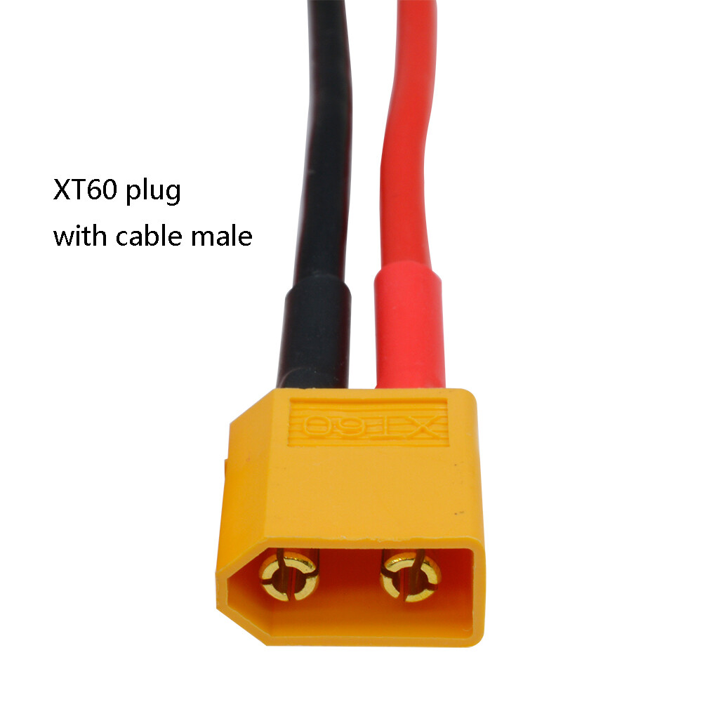 Adapter with Cable Anderson/XT60/XT90/Bullet Plug Cable for Ebike Battery