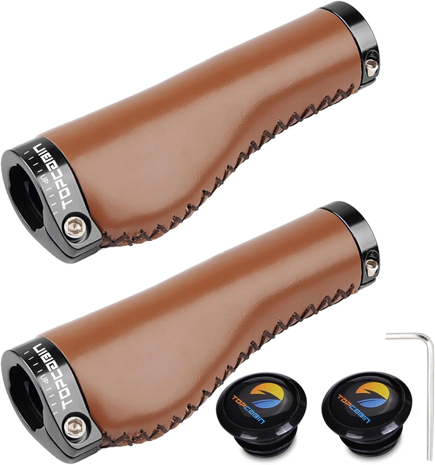 Aluminum Lock-on Ergonomic Bicycles Handlebar Grips for Mountain MTB BMX Bicycle