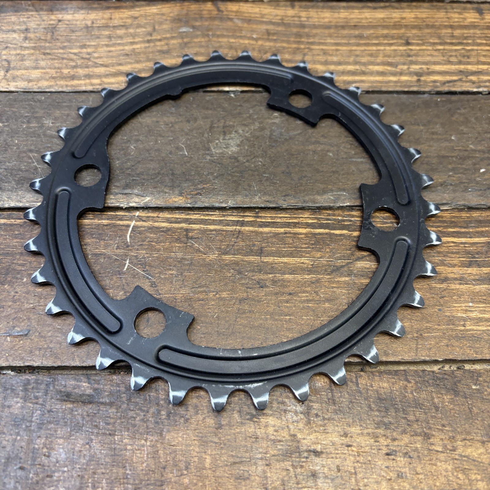 Shimano 36T Chainring 110 BCD 4-Arm Asymmetric Black 11 Speed Road Bike 36 Tooth