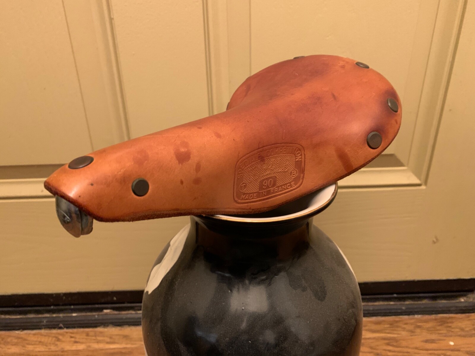 Ideale 90 / Aluminum Daniel Rebour Autographed Saddle speciale competition RARE