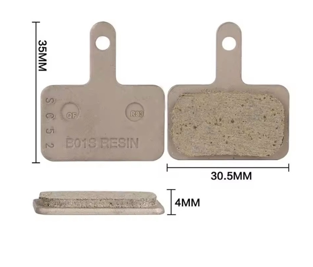 For Shimano B01S Resin Disc Brake Pads For BR-M485 TX805 M445 M395 Acera Alivio