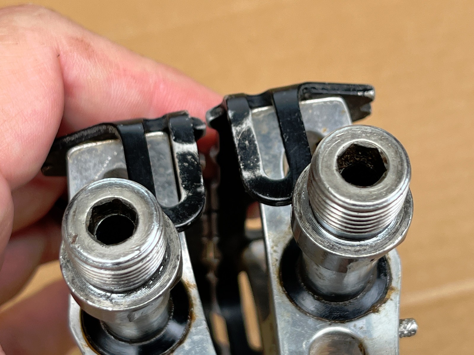Vintage Suntour XC Pro WTB Grease Guard 9/16” Mountain Bike Pedals Made In Japan