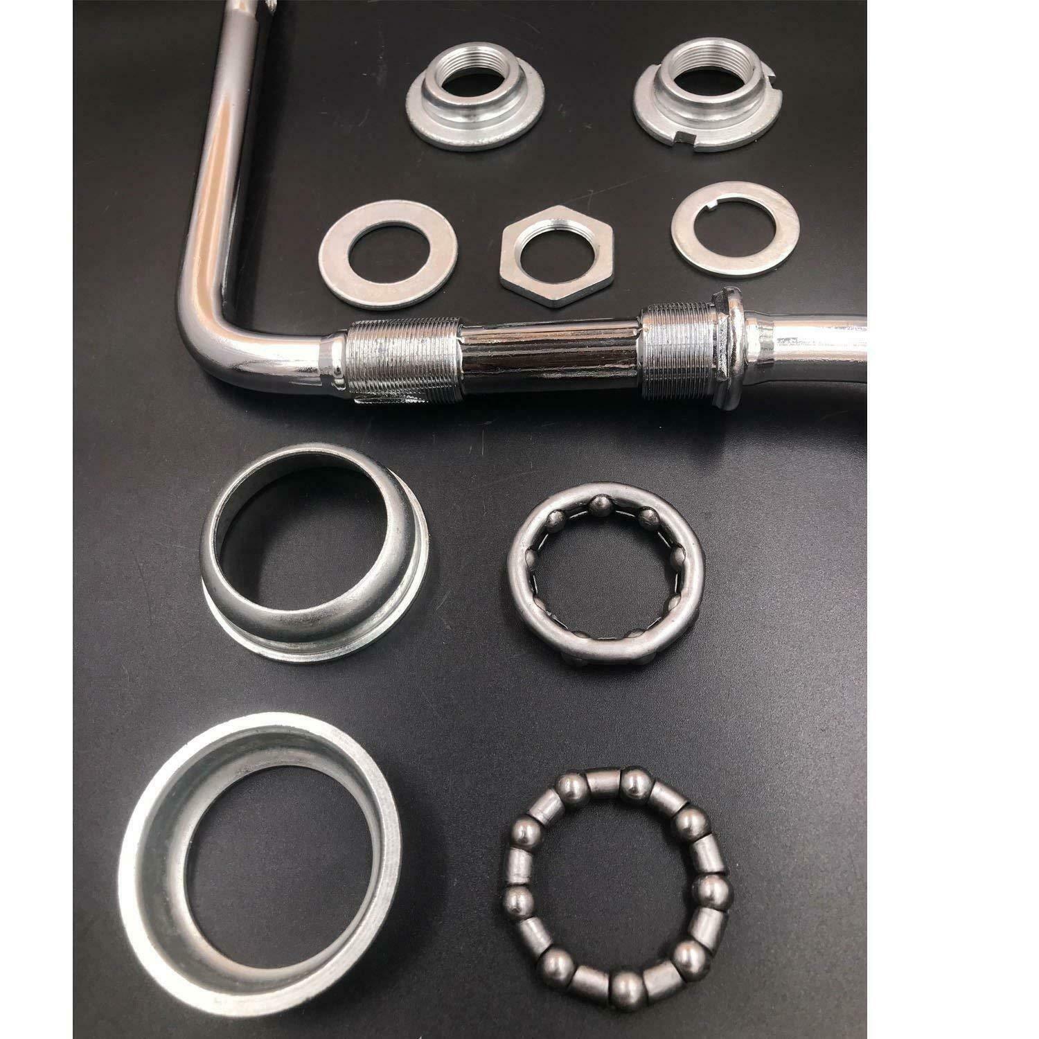 CDHPOWER 2» Cup Wide Pedal Crank Kit One-Piece Crank-2 Stroke Motorized Bicycle