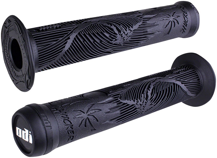 ODI Hucker Grips – Black, Flange