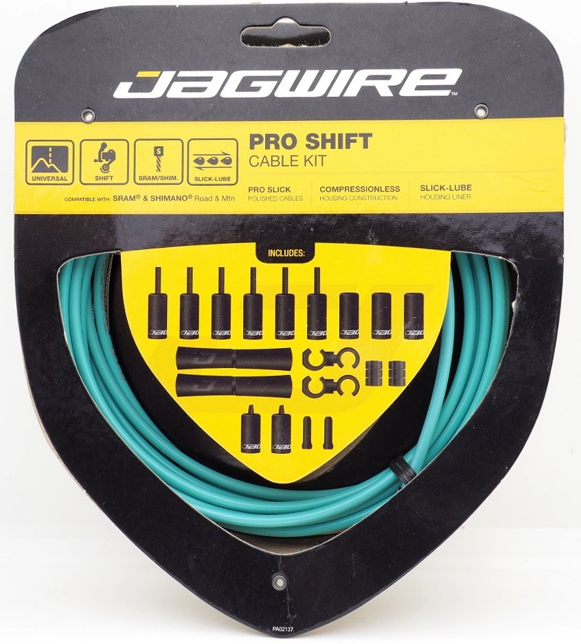 Jagwire Road Pro Slick Polished Shift Cable Kit For Sram/Shimano Celeste