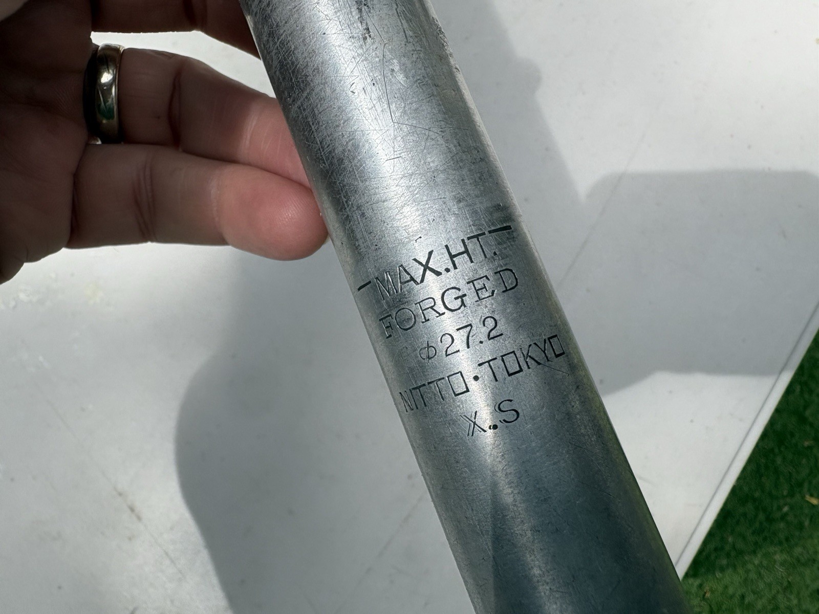 Nitto Crystal Fellow Pillar Seatpost 27.2 mm Post Forward Japan TOKYO alloy