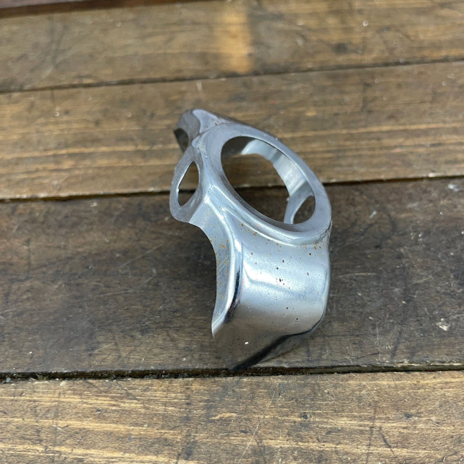 Vintage Schwinn Varsity Fork Crown 2.75 in Chrome 1 in Crown Cap Part 70s