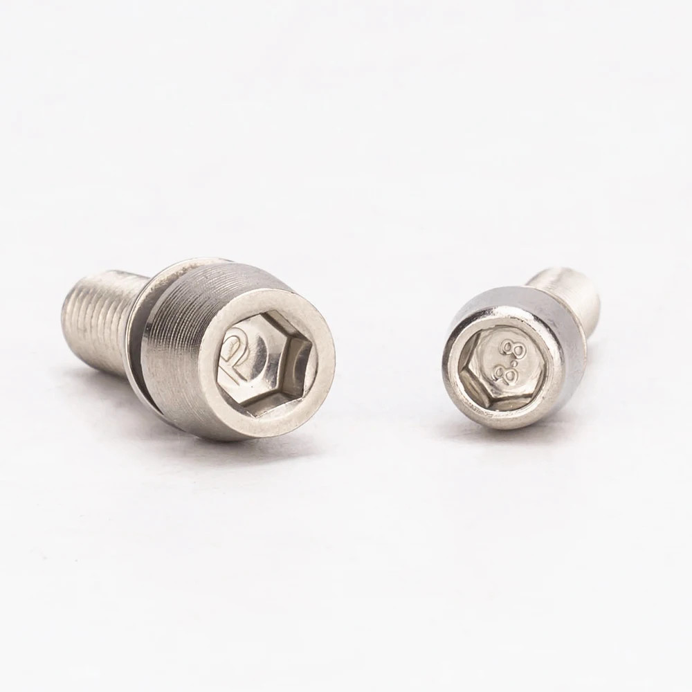 6Pcs Bike Stem Bolts M5/M6x18mm w/Washers MTB Road Handlebar Screws