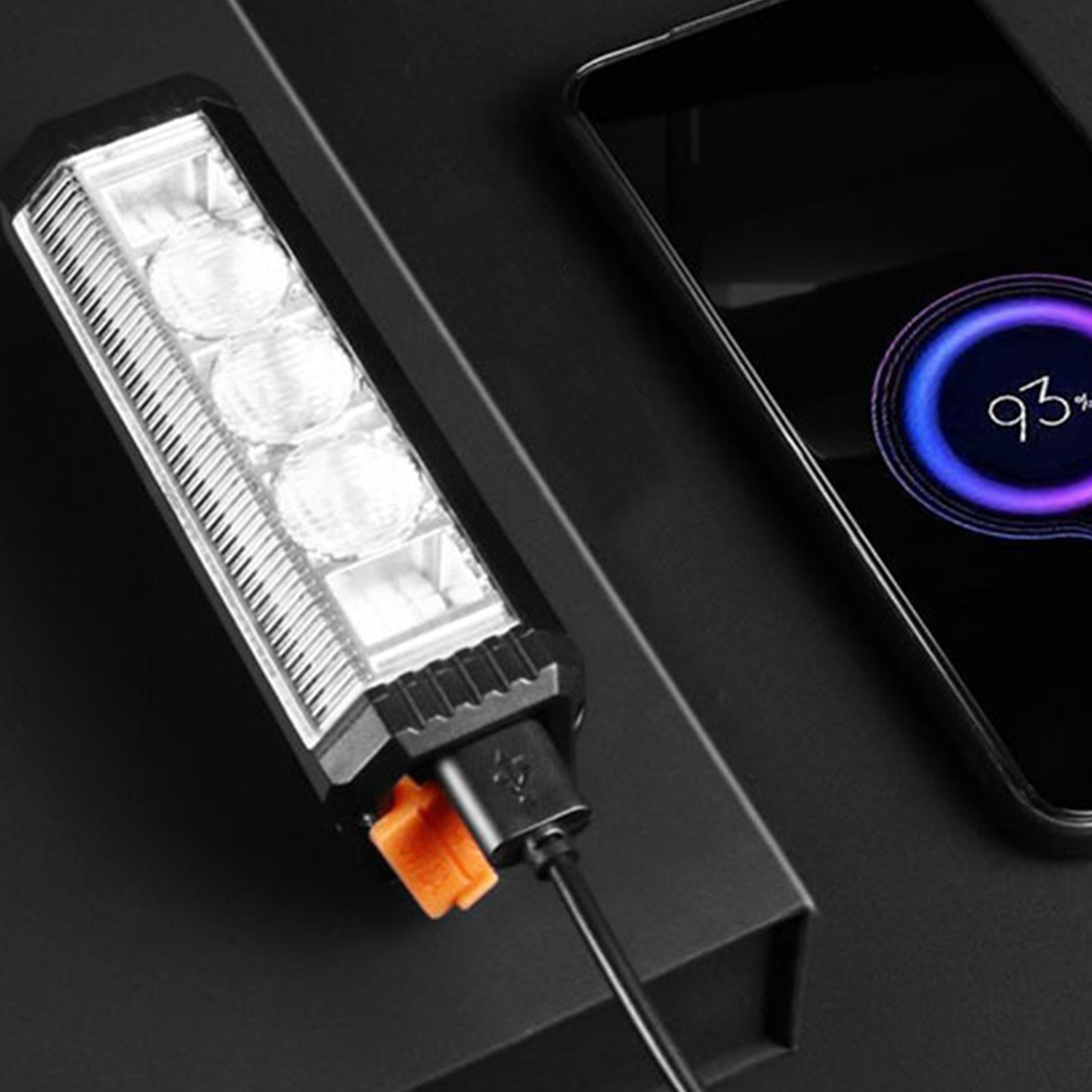USB-C Rechargeable Bike Headlight 1200 Lumens Aluminum Front Light for Cycling