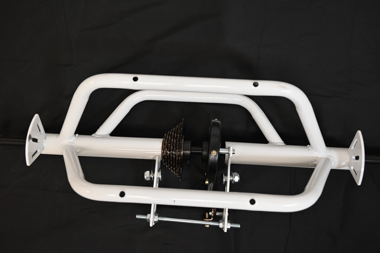 20″-24″-26″ TRIKE ADULT TRICYCLE CONVERSION KIT 7 SPEED 15mm AXLE WHITE FRAME