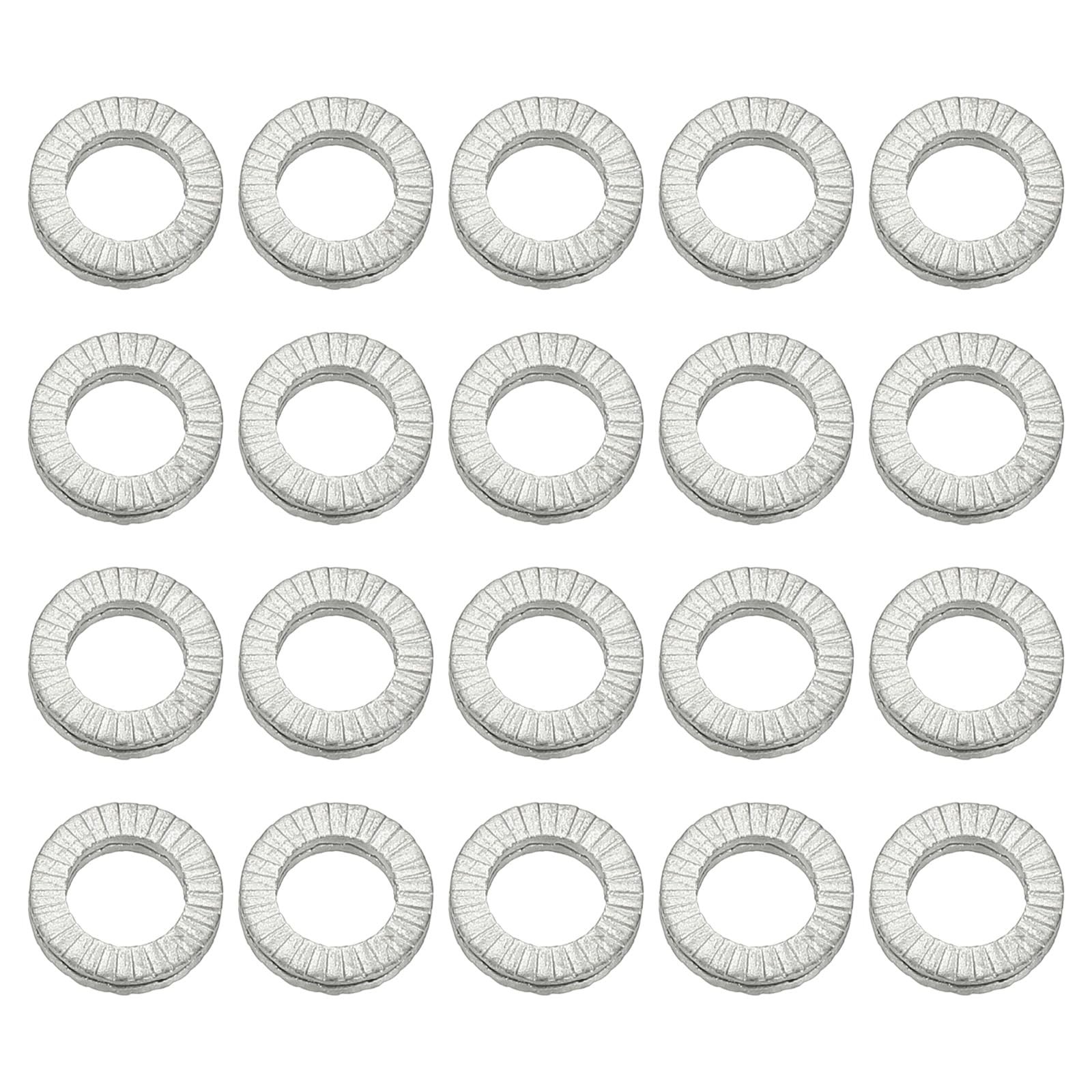 PATIKIL Wedge Locking Washers, 20 Pack Manganese Steel Vibration Resistant Sa…