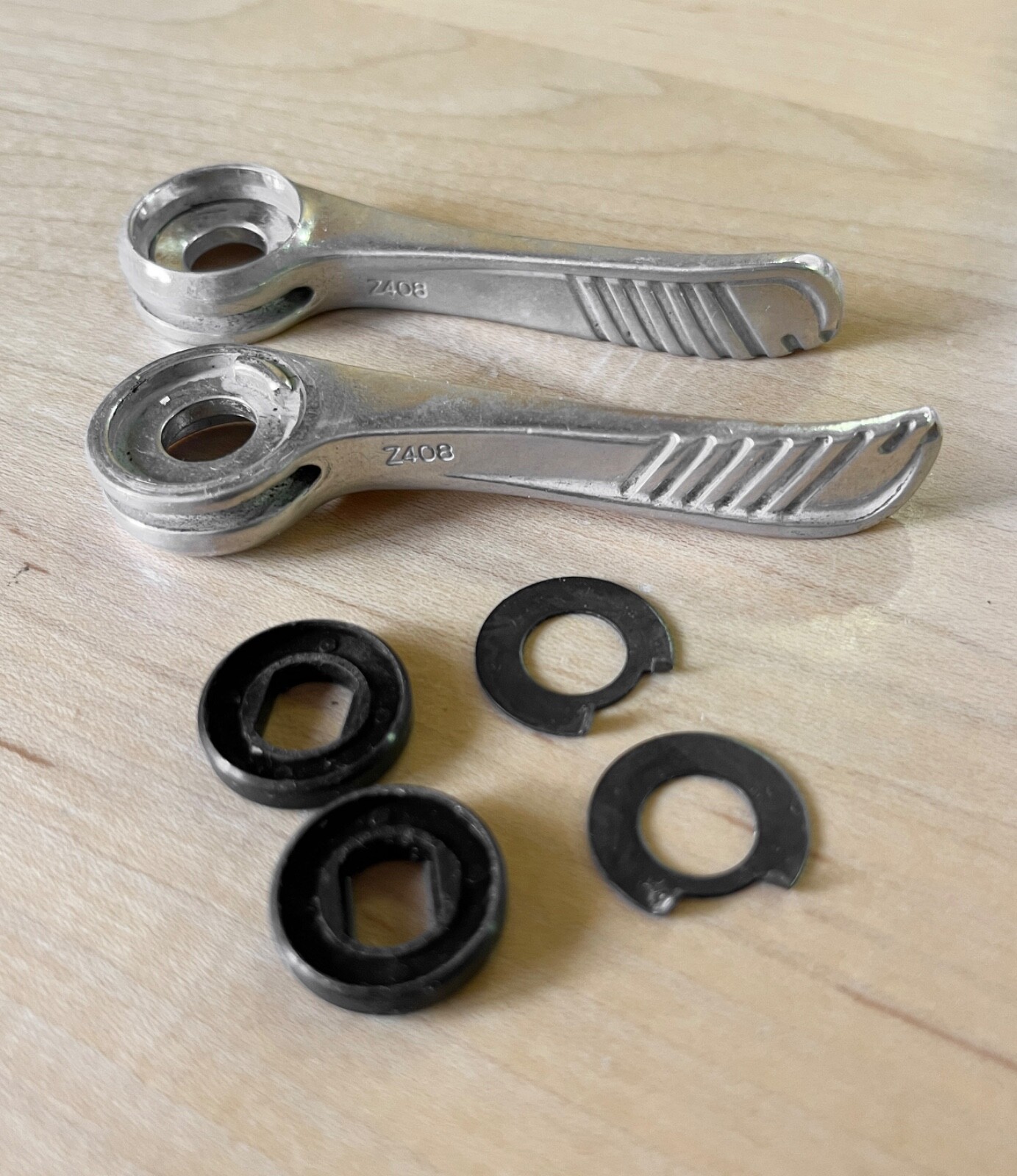 Vintage Shimano Z408 Shift Levers and washers